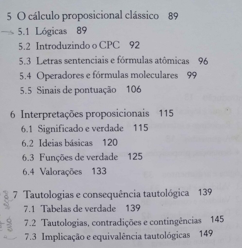 Sumário dos capítulos 5 a 7 do Mortari.