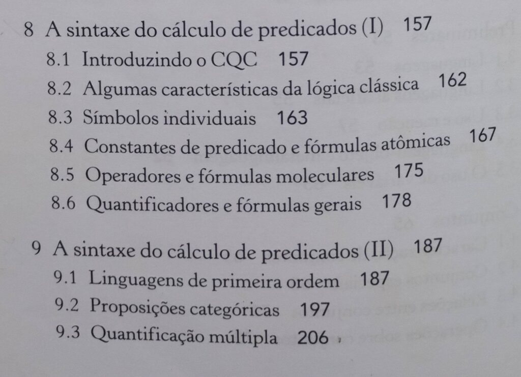 Sumário dos capítulos 8 a 9 do Mortari.